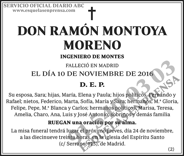 Ramón Montoya Moreno